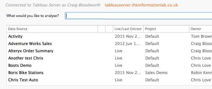Data Server Search 1
