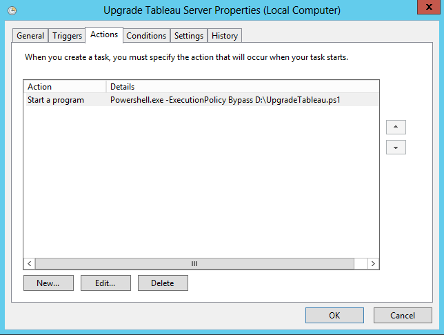 Tableau Server Scheduled Upgrade