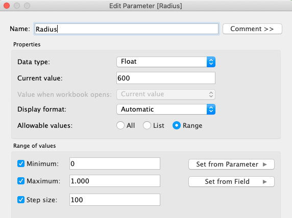 size of buffer calculation