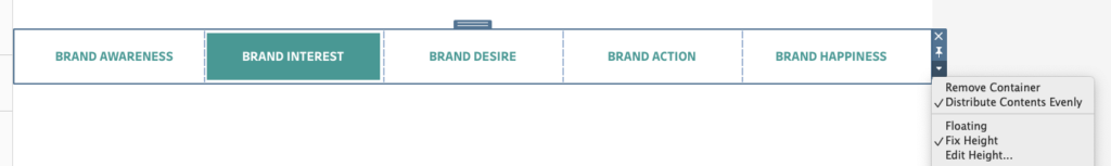 tableau navigation bar