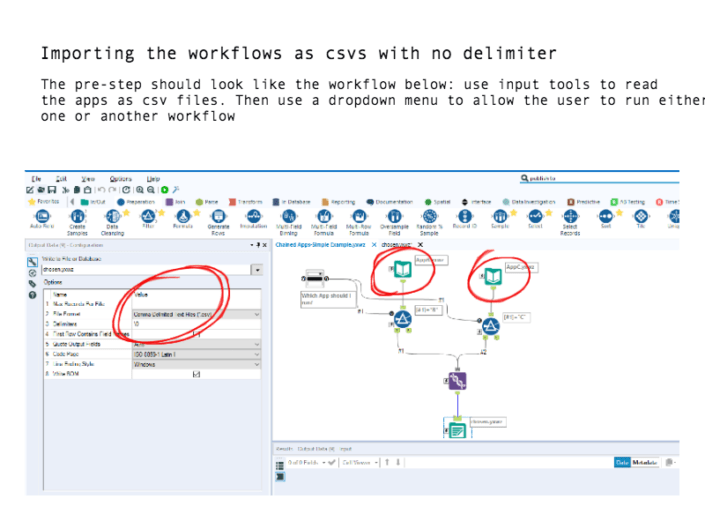 Alteryx Analytic App