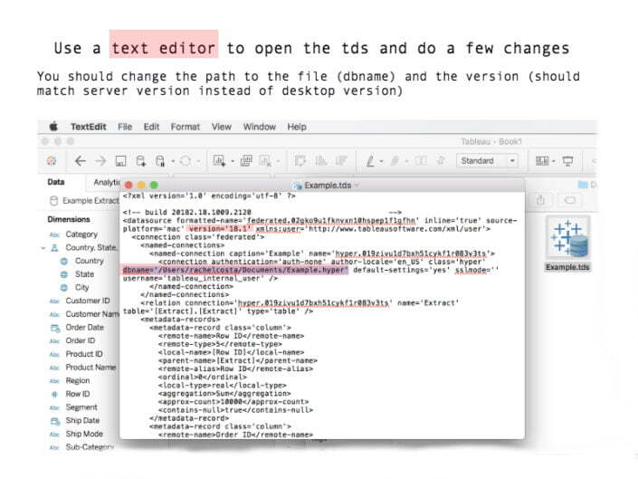 Create tdsx using Publish to Tableau Server tool Alteryx